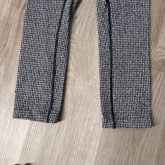 Lululemon black white houndstooth Ankle wunder under legging size 2 yoga - Picture 6 of 7